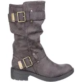 Rocket dog Damen Kunstleder-Bikerstiefel Trumble FS5658 (38 EU) (Braun)