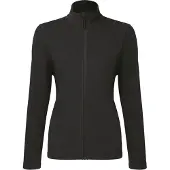 Premier - "Recyclight" Fleecejacke Durchgehender Reißverschluss für Damen PC5533 (S) (Schwarz)