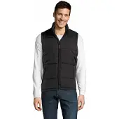 Sol SOLS Warm Uni Steppweste / Bodywarmer mit Reißverschluss PC355 (3XL) (Schwarz)