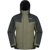 Mountain Warehouse - "Dusk III" Skijacke für Herren MW1723 (XL) (Dunkel-Khaki/Schwarz)