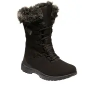 Regatta - Damen Stiefel "Newley", Kunstfell RG4715 (36 EU) (Schwarz/Graugrün)