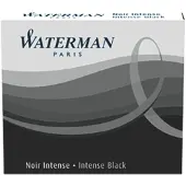 Waterman S0110940, Schwarz, Schwarz, Weiß, Füllfederhalter, 6 Stück(e)