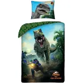 Halantex SP. z.o.o. Jurassic World Bettwäsche Camp 140 x 200 cm - Baumwolle - 70 x 90 cm