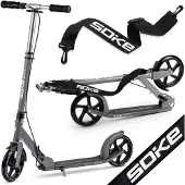 Soke Kickboard Roller Kinderoller Scooter CITY Grau