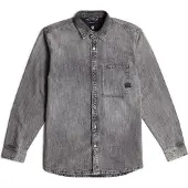 G-Star REGULAR 1 PKT SHIRT LS Grau