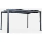 Sweeek - Bioklimatische Pergola mit Lamellendach Palace 3x4m - Anthrazit