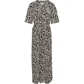 Kaffe Jerseykleid "Damen Jerseykleid KAivanna", Damen, Gr. XXL, N-Gr, schwarz (moonstruck, schwarz graphic), Obermaterial: 95% Polyester Pol. recyc.. 5% Elasthan EL., Kleider Jerseykleid