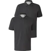 s.Oliver Poloshirt Packung, 2 Stk. mit Logo Stickerei