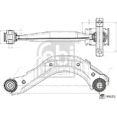 FEBI BILSTEIN 195148 Querlenker Hinten Rechts für HONDA CIVIC VIII Stufenheck (FD, FA)