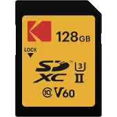 Kodak EKMSD128GUHS2V1K, 128 GB, SDXC, Klasse 10, UHS-II, 300 MB/s, 110 MB/s
