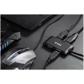 Yenkee USB Hub YHB 4341BK 4x USB 3.0 černý