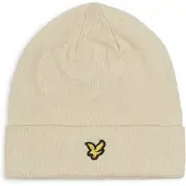 Lyle & Scott Beanie Wollmischung Ecru - age