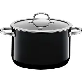 Silit Fleischtopf "Passion Black", schwarz, H:14,9cm Ø:24cm, Töpfe, Fleischtopf, Made in Germany