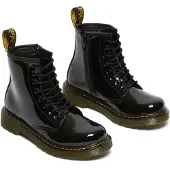 Dr. Martens Boots - 1460 J - Black Patent Lamper - - 34 - Stiefel
