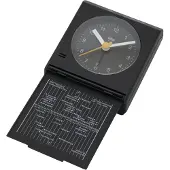 Braun BC05B, Tisch, Analoge Uhr, Rechteck, Schwarz, Klassisch, Akku