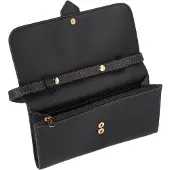 Fossil Geldbörse Umhängetasche Harwell Wallet Crossbody Black schwarz