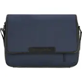 The Chesterfield Brand Umhängetasche mit Laptopfach Falun Flapoverbag Navy dunkelblau