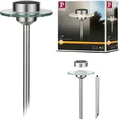 Paulmann Solar-LED-Gartenstrahler Ufo IP44 3000K Edelstahl, hell
