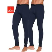 H.I.S. Lange Unterhose Packung, 2 Stk. mit Bündchen am Bein