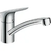 Hansgrohe Logis M31 Küchenmischer, Comfort120, CoolStart, EcoSelection, 1-jet, Ausladung 202mm, chrom, 71837000