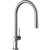Hansgrohe Talis M54 Einhebel-Küchenmischer 210, Ausziehauslauf, 1-jet, 72802000, Farbe: Chrom