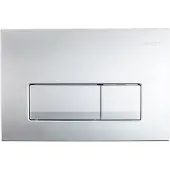 Geberit Delta 50 Betätigungsplatte, Chrom matt, für Geberit Duofix UP100 Einbauspülkasten