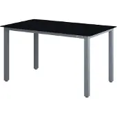 Casaria Gartentisch Bern Silber Alu 150x90x75cm