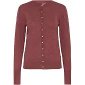 PULZ Strickjacke PZSARA Regular fit in Spiced Apple Melange | Gr.: XS