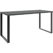 Wimex Schreibtisch "Home Desk", grau (schwarz, graphit), B:159cm H:75cm T:70cm, Tische, Schreibtisch, Mit Metallkufen, in 3 Breiten