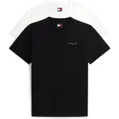 Tommy Hilfiger T-Shirt "TJM SLIM FIT LINEAR 2PACK" Packung, 2 Stk. Rundhals, Jersey