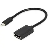 Gembird USB-C zu DisplayPort Adapterkabel, 4K, 15 cm, schwarz