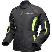 Modeka Luana Damen Motorrad Textiljacke, schwarz/neon, 40