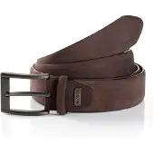 MONTI Ledergürtel "MAASTRICHT", Herren, Gr. 110, braun, Rindsleder, Gürtel Ledergürtel, matt, weich, elegant, casual
