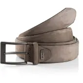 MONTI Ledergürtel "MAASTRICHT", Herren, Gr. 115, beige, Rindsleder, Gürtel Ledergürtel, matt, weich, elegant, casual