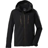 Killtec Herren Softshelljacke KOW 79 MN SFTSHLL JCKT 43323-000-00200 M - Schwarz - M