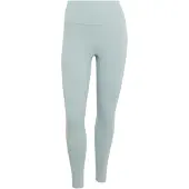 Adidas Trainingstights PERFORMANCE "ALL ME RIB 7/8 LEGGINGS", Damen, Gr. XS, N-Gr, grün (wonder sage, normal, gr.), Obermaterial: 86% Polyester, 14% Elasthan, 7/8-Länge, Hosen Trainingstights