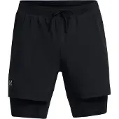 Under Armour Launch 5'' 2-IN-1 Shorts black reflective (001) XS