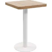 Syfax Bistrotisch Hellbraun 50x50 cm MDF