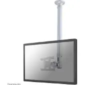 NeoMounts Der FPMA-C100SILVER ist eine Deckenhalterung für Flachbildschirme und Flachbild-Fernseher bis 27" (68 cm). - Bildschirmgröße: 25,4 cm (10 Zoll) bis 68,6 cm (27 Zoll) - max. 20 kg Traglast - Silber