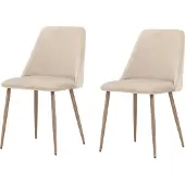 Venture Home Stuhl Night Braun 2er-Pack