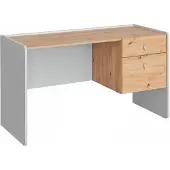 Asm Schreibtisch RENI – Perlgrau / Eiche Artisan