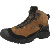 Keen Wanderschuh "TARGHEE IV MID WP", Herren, Gr. 48, braun (bison, brindle), Leder, Textil, Schuhe Wanderschuh, wasserdicht