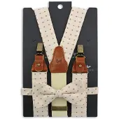Sir Redman Hosenträger Combi Pack Dapper Dot Beige