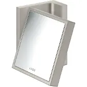 Hansgrohe Rasierspiegel Axor Uni. Rectangular neigbar, Wandmontage, Edelstahl-Optik