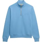 Superdry für Damen. W2012666A Essential Logo Zip Sweatshirt blau (XS), Lässig, Baumwolle