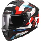 LS2 Helmets LS2 FF808 Stream II Mika Helm, weiß/blau/rot, L (59/60)