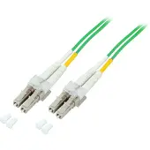 EFB Elektronik O0319.20OM5 Duplex Jumper LC-LC 50/125μ, OM5, LSZH, limettengrün, 2.0mm, 20m O031920OM5