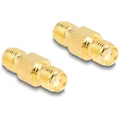 DeLOCK Adapter SMA Buchse zu SMA Buchse HBI59-1, SMA, SMA, SMA, Weiblich, Weiblich, Gold