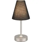 Reality R53621102 Kenny LED Tischleuchte 1,5W ⌀13cm Schwarz warmweiss Touch