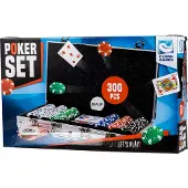 Clown Games Poker Set Alukoffer 302 chips, Poker-Set, 2 Deck(s), 14 Jahr(e), Aluminium, China, 250 mm